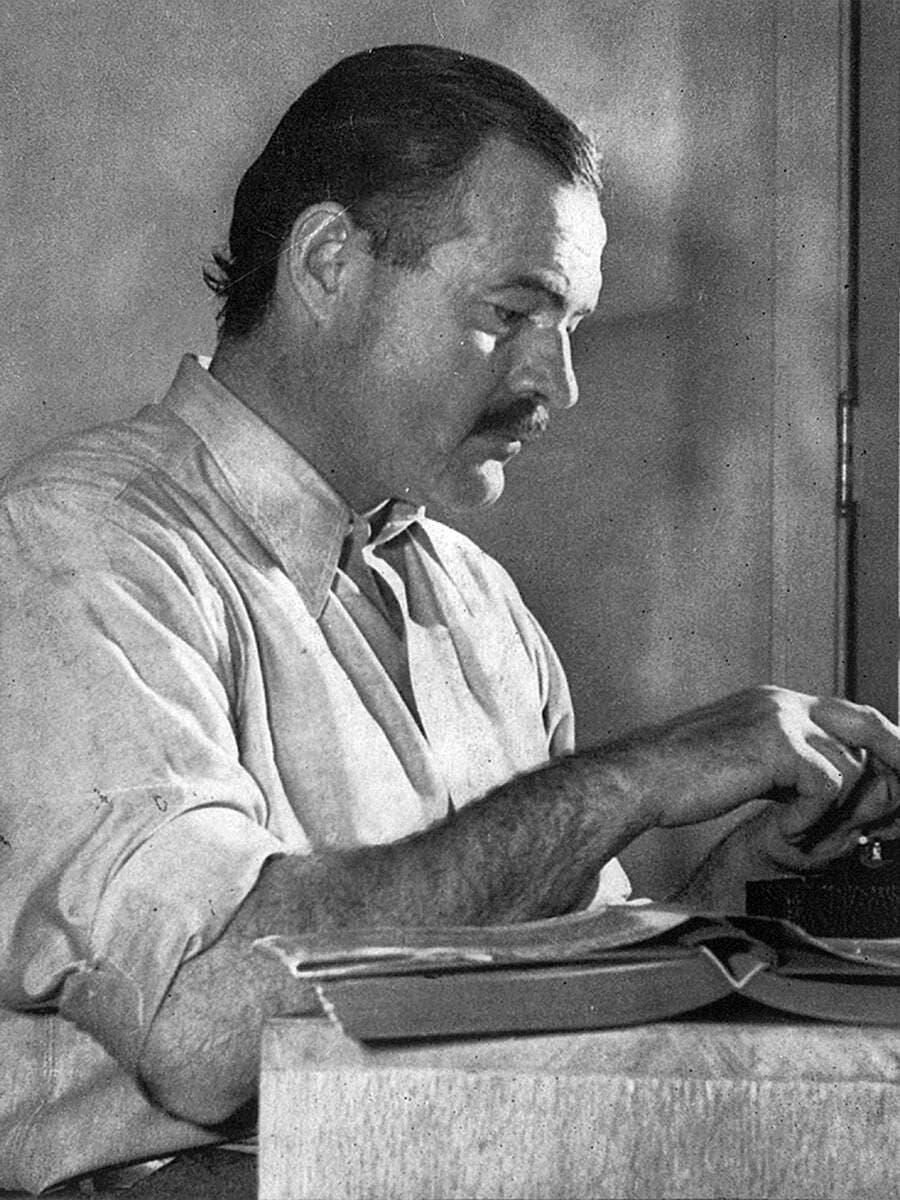 Ernest Hemingway - Inspirational Quote Author