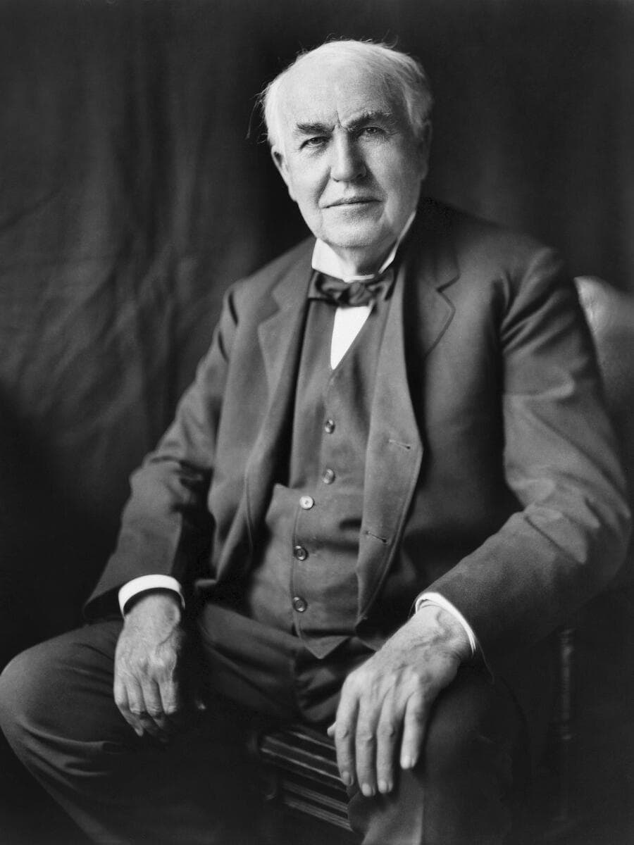 Thomas Edison - Inspirational Quote Author